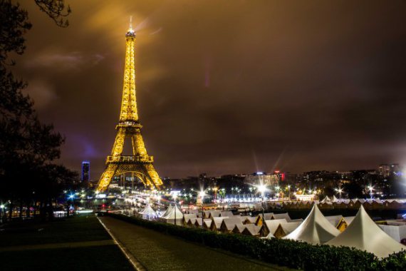 Eiffel Tower at night